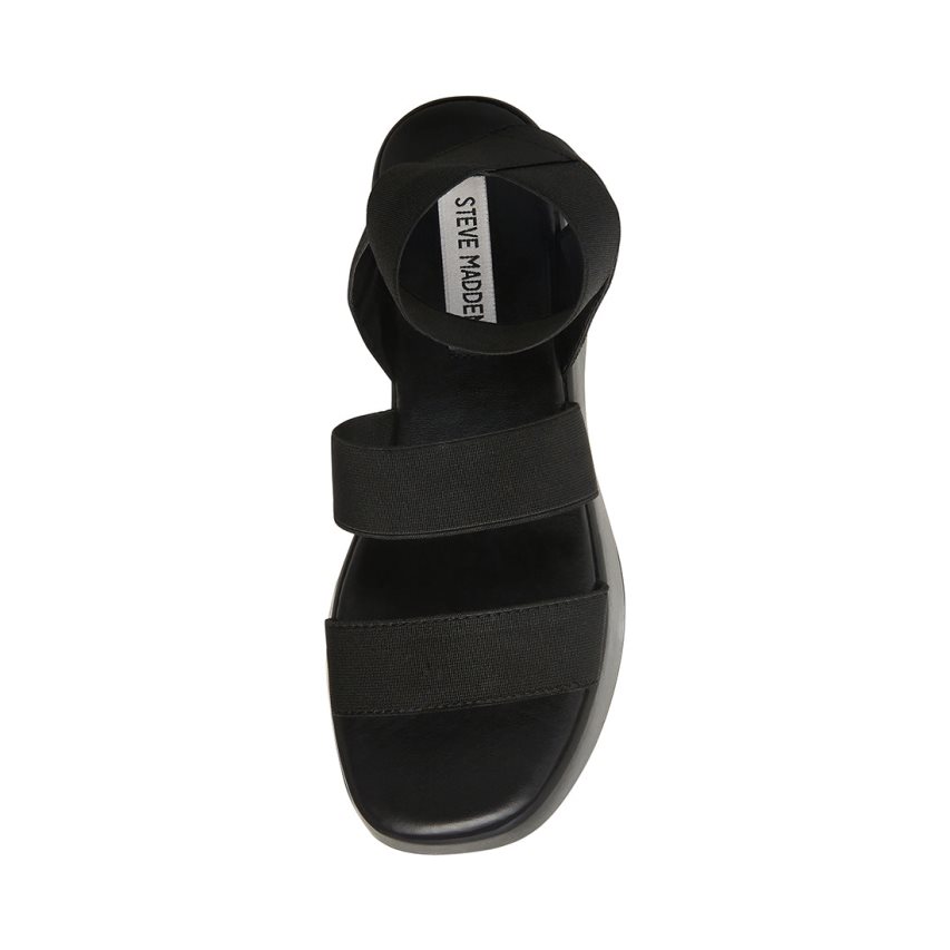 Sandalias de Plataforma Steve Madden Sashes Mujer Negras | ES NP94S3